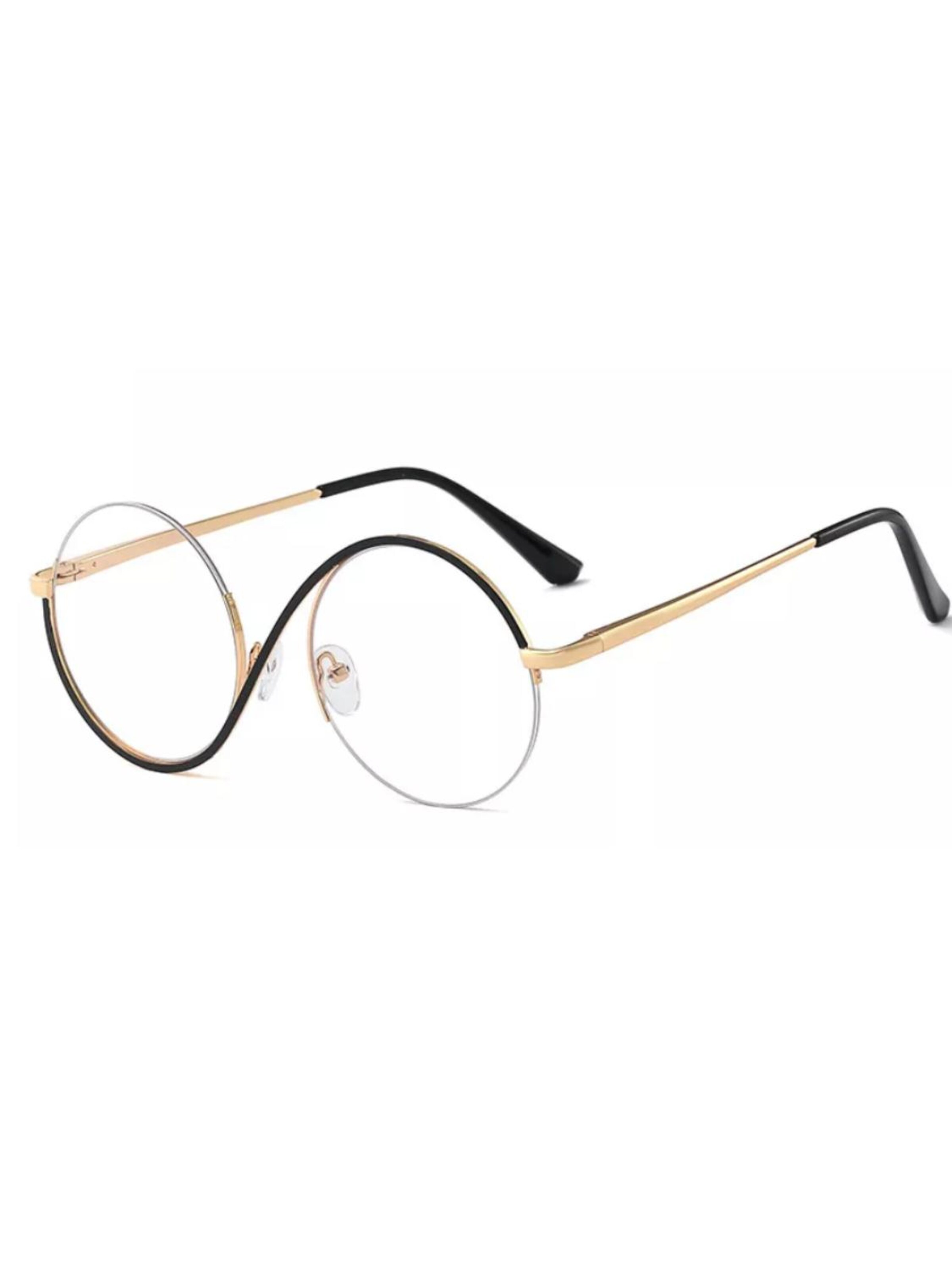 VEYREY Sunglasses 'Lennon Blaulichthemmende Brillen Libano' in Gold: front