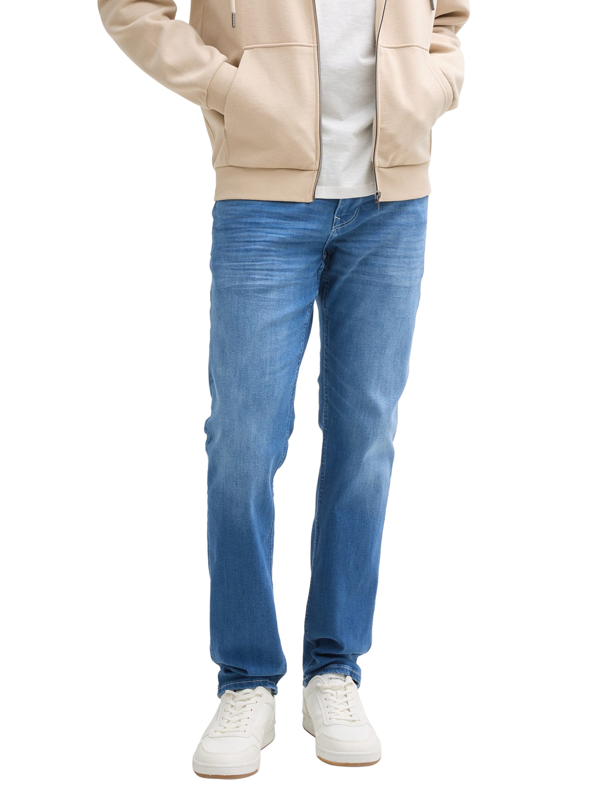 TOM TAILOR DENIM Regular Jeans 'Aedan' in Blauw: voorkant