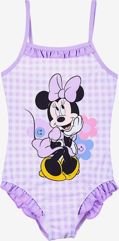 Disney Minnie Mouse Badeanzug 'Minnie Mouse' in Lila: Vorderseite