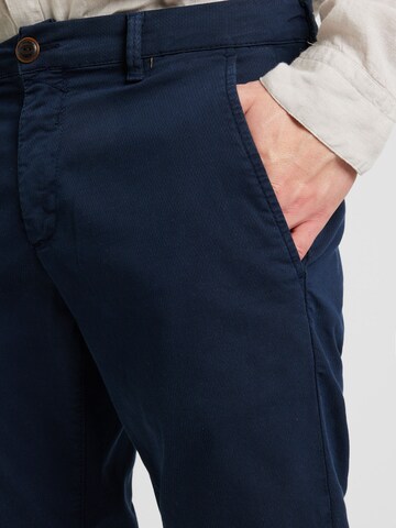 GABBA Regular Chino trousers 'Paul K3280 Dale' in Blue