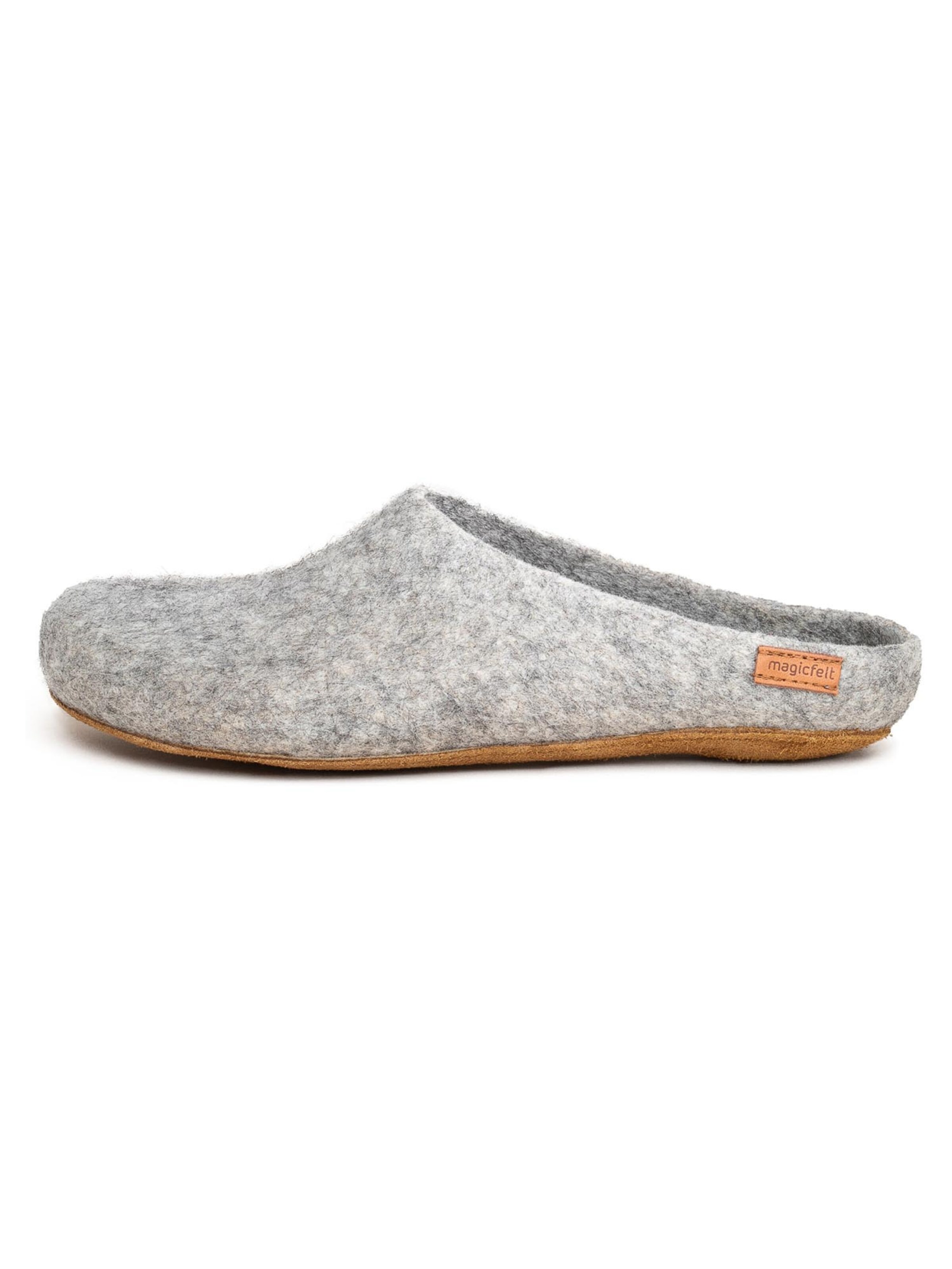 MagicFelt Mules 'Filz' in Grey