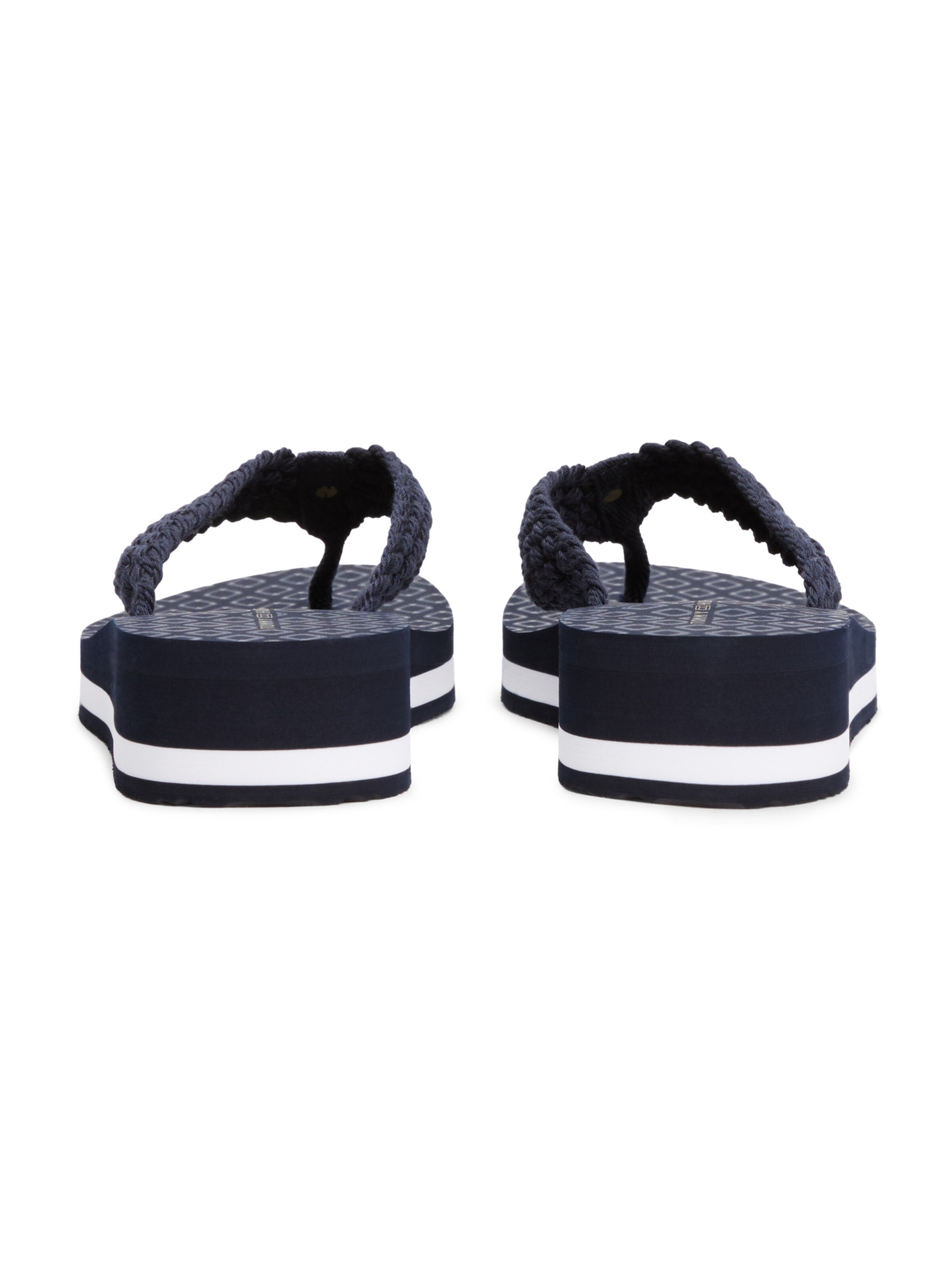 TOMMY HILFIGER Сандали с разделител за пръстите в синьо