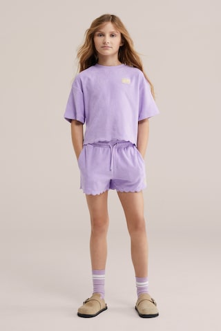 WE FashionLoosefit Hlače - ljubičasta boja