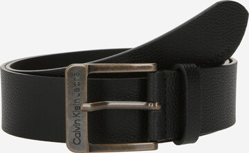 Ceinture 'CLASSIC' Calvin Klein Jeans en noir : devant