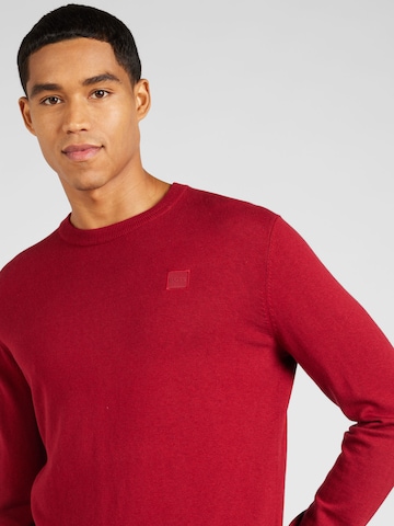 BOSS - Pullover 'Kanovano' em vermelho