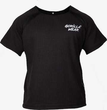 Gorilla Wear Funktionsshirt 'Augustine' in Schwarz: Vorderseite