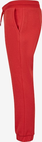 Urban Classics Tapered Trousers in Red