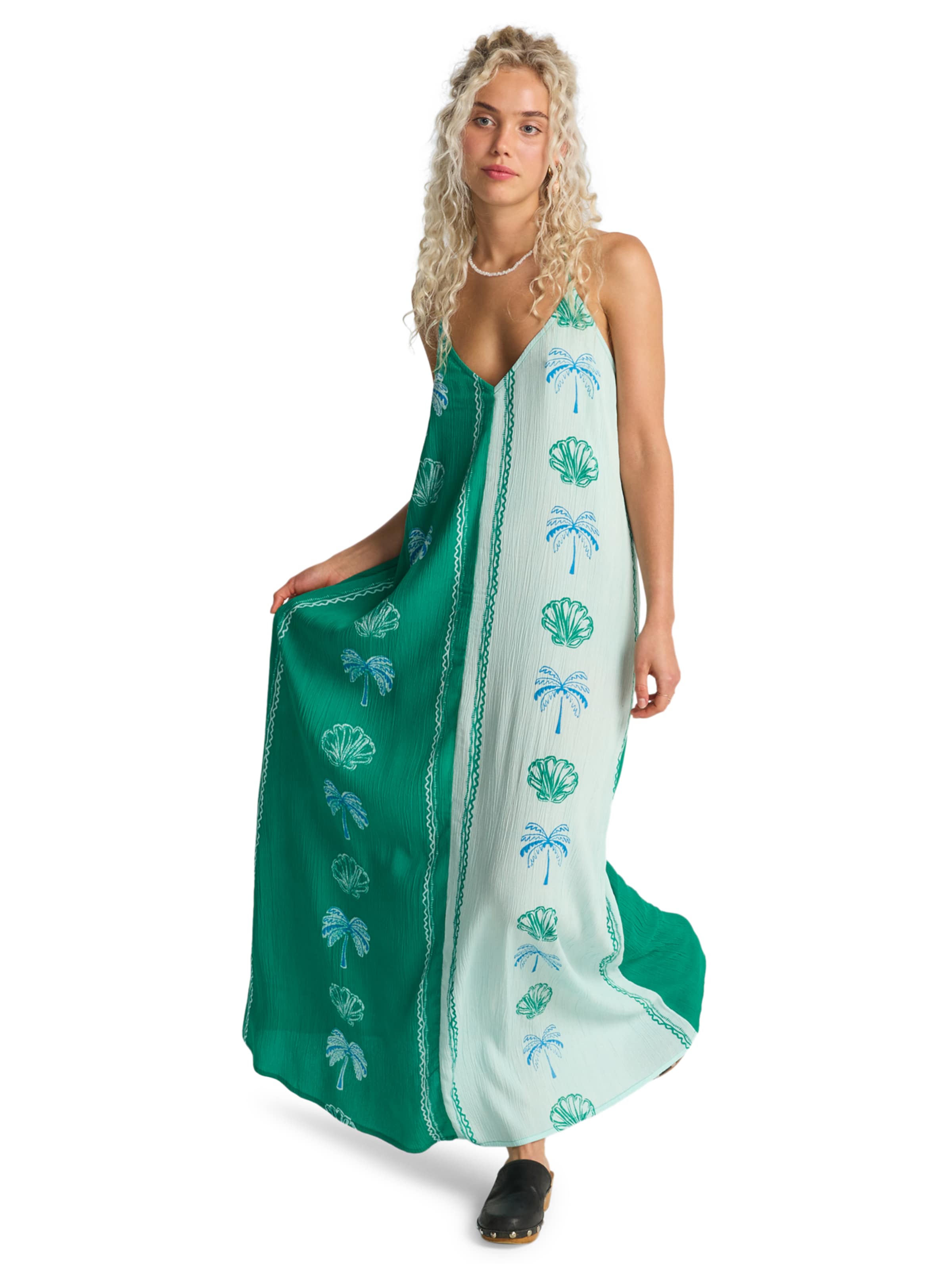 BILLABONG Сарафан в Зеленый: спереди