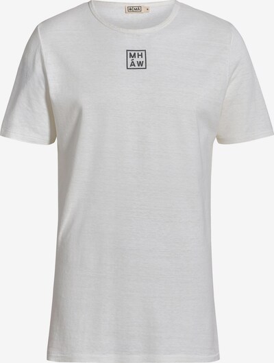 MÁ Hemp Wear Shirt 'Limo' in schwarz / weiß, Produktansicht
