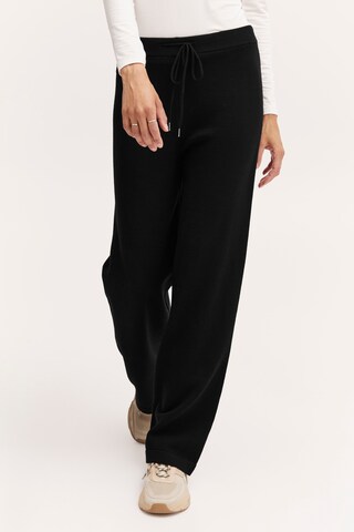 b.young Wide leg Broek in Zwart