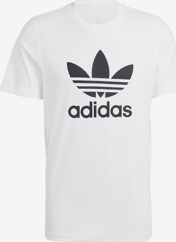 ADIDAS ORIGINALS Shirt in White: front