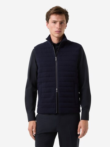 BOGNER Strickweste 'Lavin' in Blau: Vorderseite