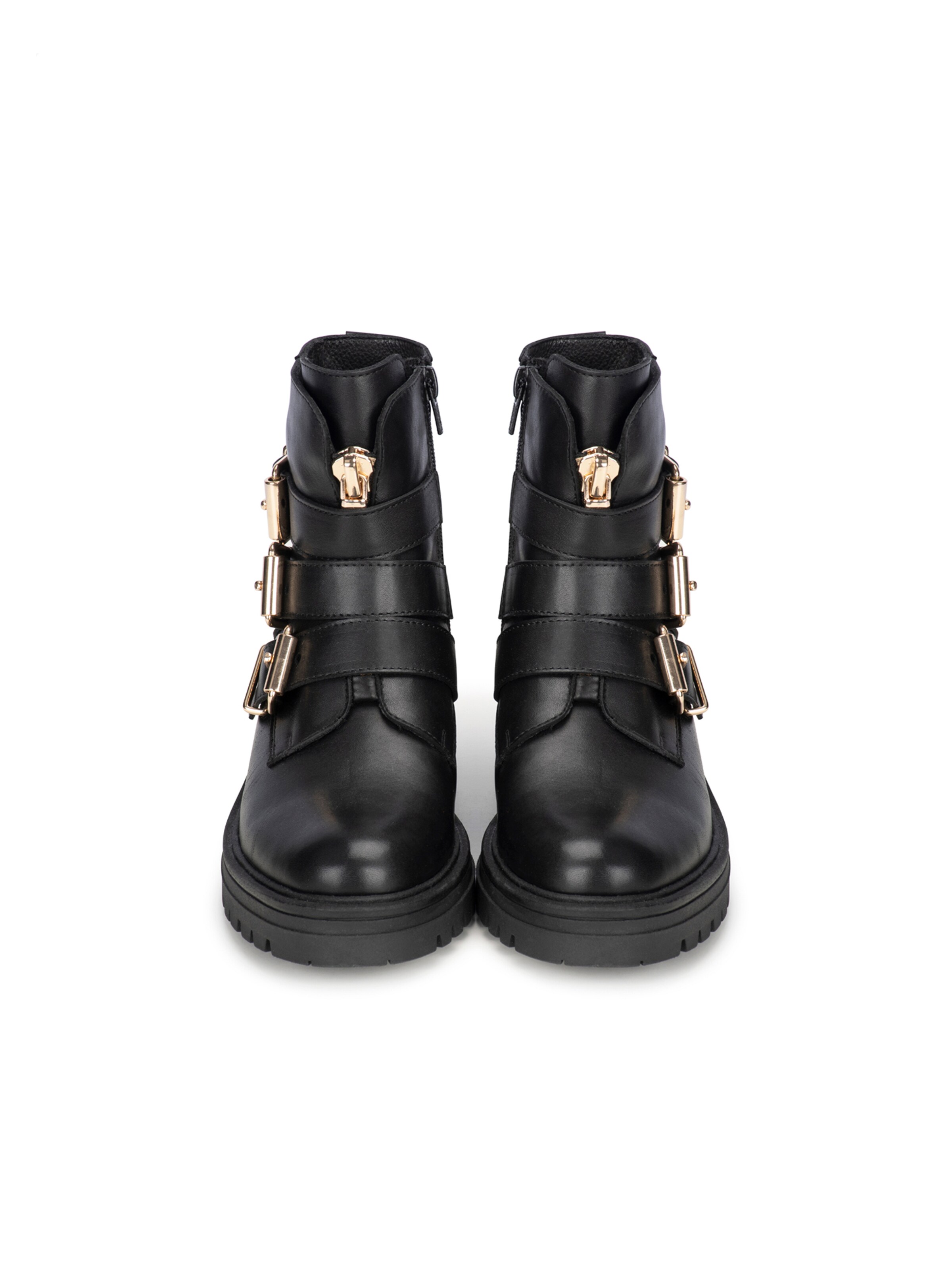 PS Poelman Boots 'Monk' in Black