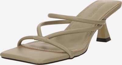 TOPSHOP Mule 'Ice' en olive, Vue avec produit