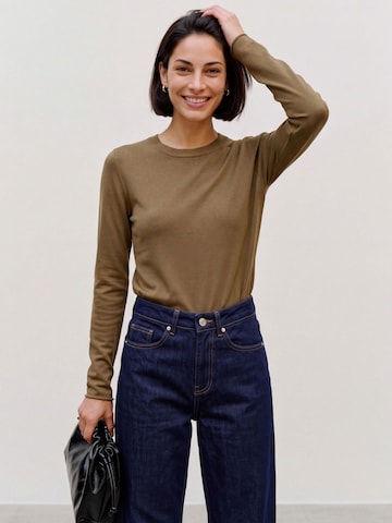 VERO MODA Sweter 'VMKamile' w kolorze zielony: przód