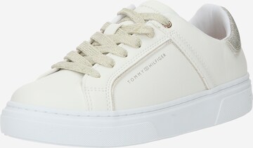 Baskets TOMMY HILFIGER en blanc : devant