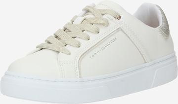 Sneaker de la TOMMY HILFIGER pe alb: față