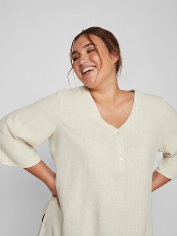EVOKED Bluse in Beige