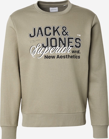 JACK & JONES Μπλούζα φούτερ σε γκρι: μπροστά