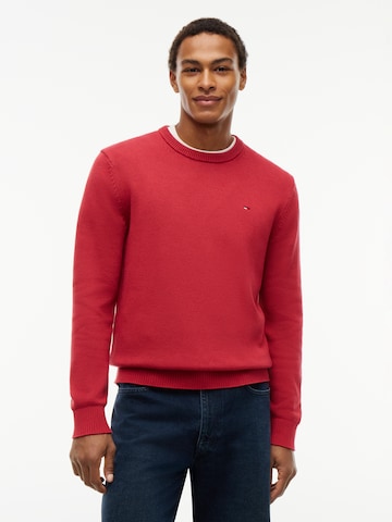 Pull-over 'ESS' Tommy Jeans en rouge : devant