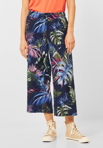 CECIL Wide leg Pants in Blue: front