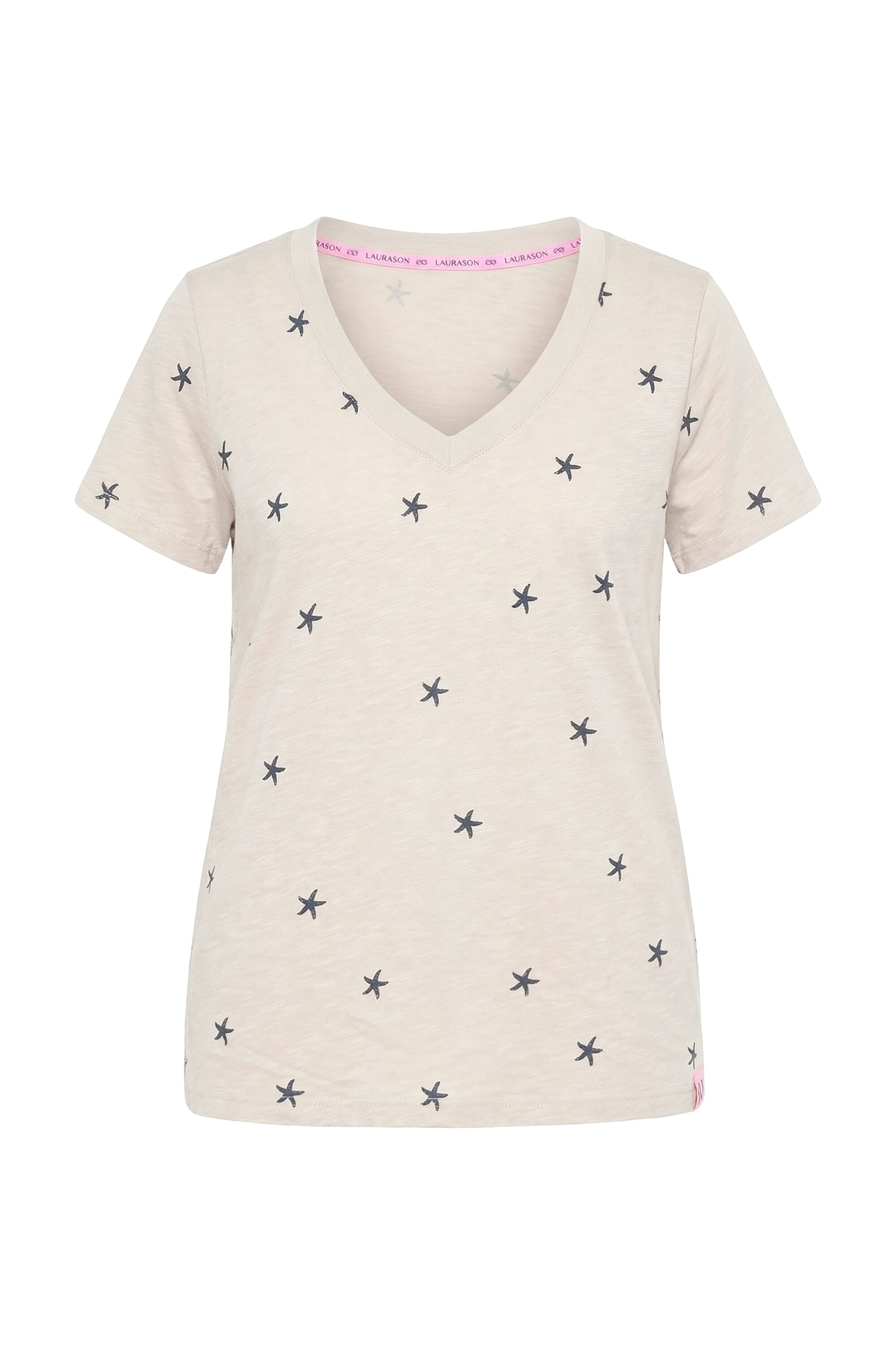 LAURASØN Shirt in Wit: voorkant
