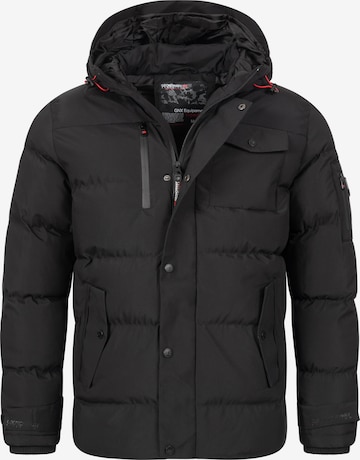 Veste d’hiver Geo Norway en noir : devant