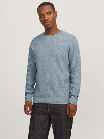 Pull-over 'JJECOOPER' JACK & JONES en vert : devant