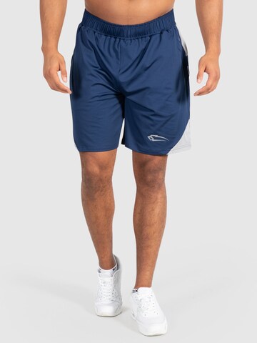 Regular Pantalon de sport 'Maison' Smilodox en bleu : devant