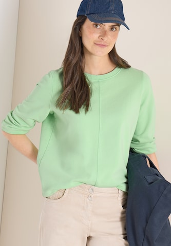 CECIL Sweatshirt in Green: front