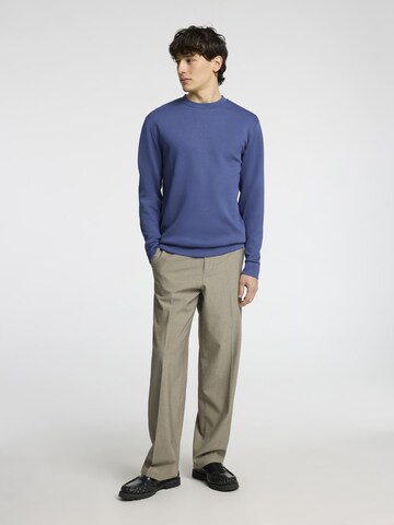 SELECTED HOMME Sweatshirt 'SLHManuel' i blå