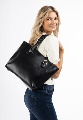 Usha - Shopper em preto