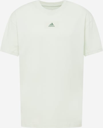 ADIDAS SPORTSWEAR Λειτουργικό μπλουζάκι 'Essentials Feelvivid Drop Shoulder' σε πράσινο: μπροστά