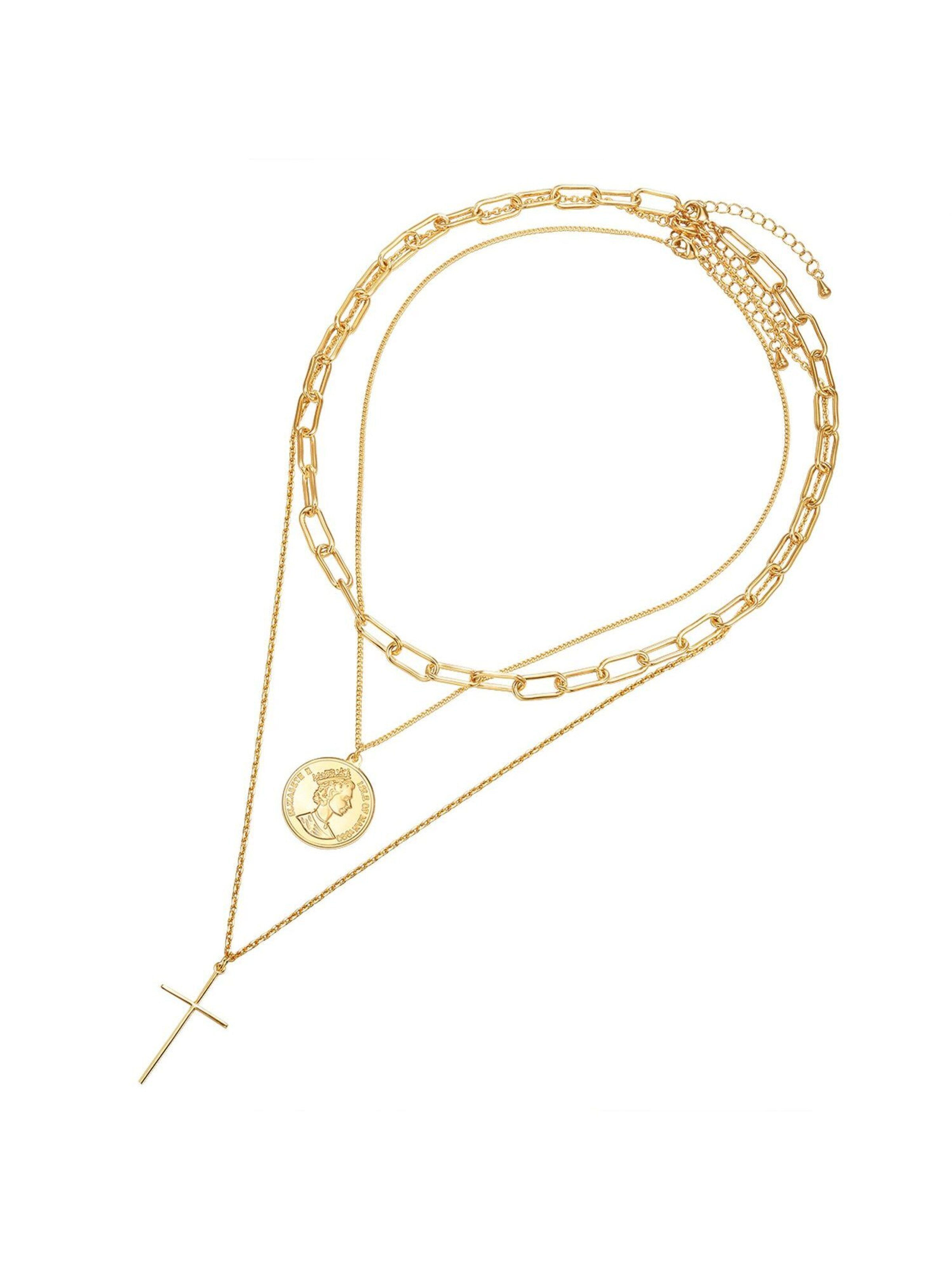 Chaîne Lulu & Jane en or : devant