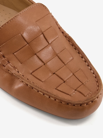 Dune LONDON Moccasins 'GREENE' in Brown