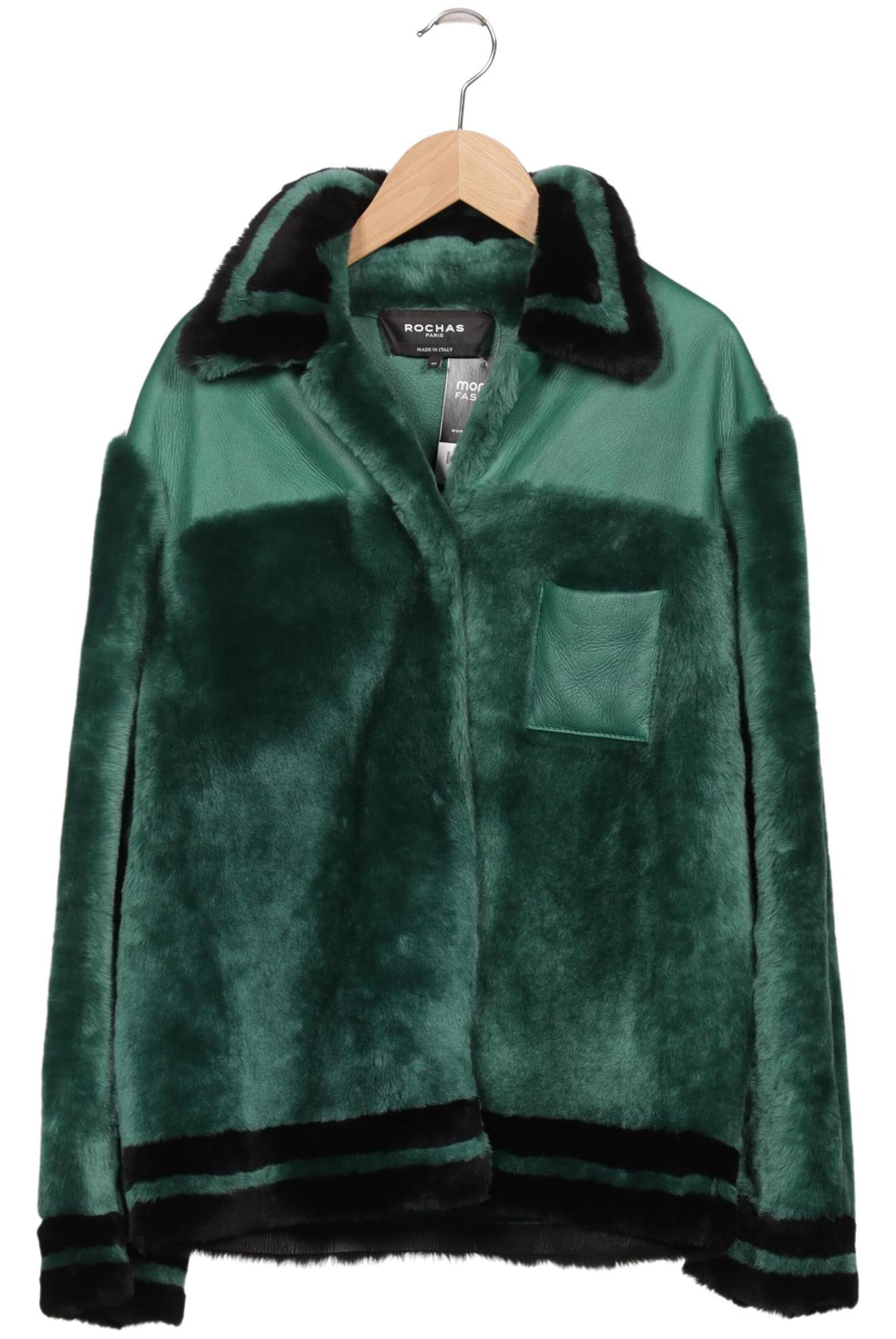 Rochas Jacket & Coat in XS in Green: front