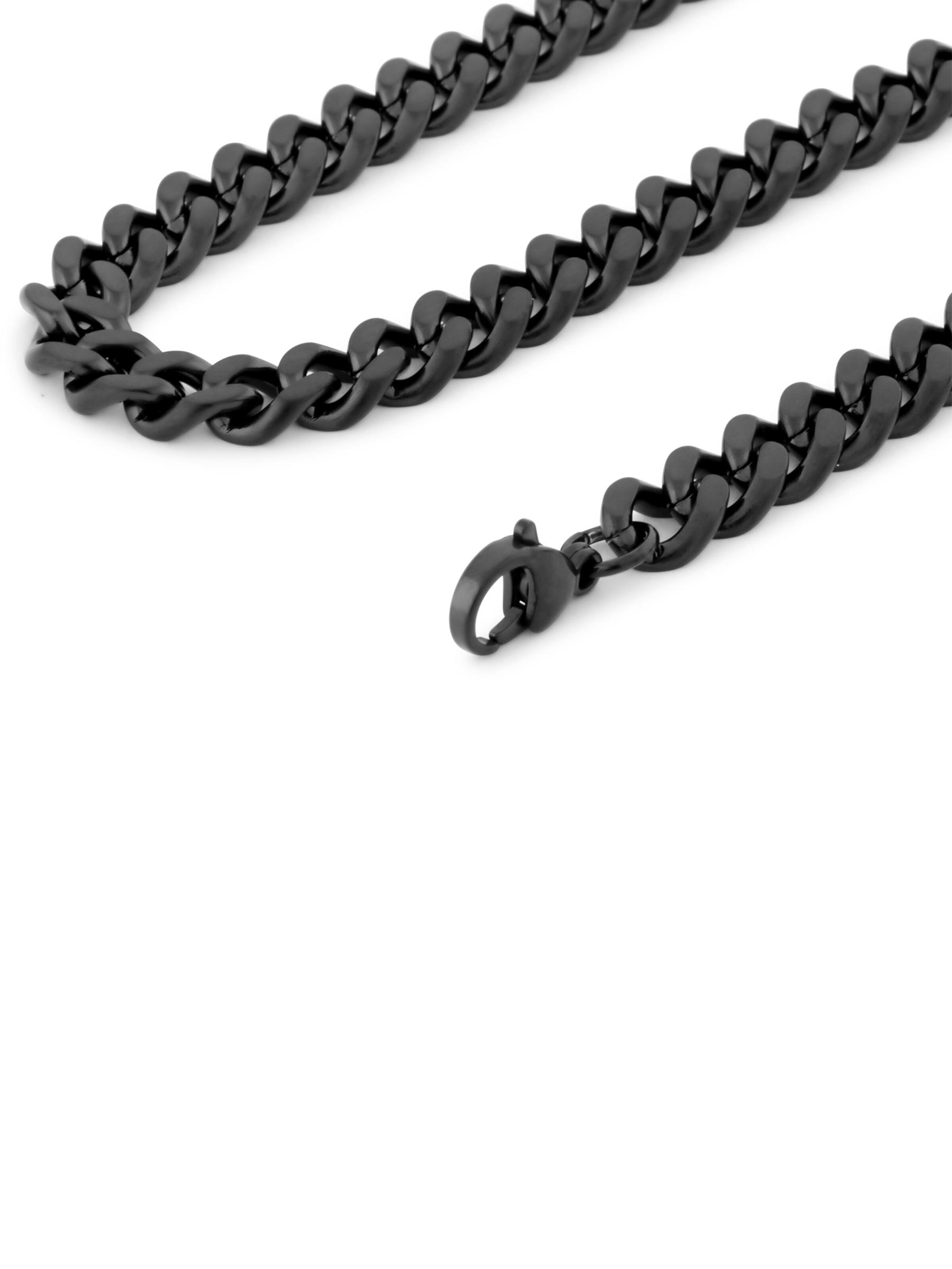 Akitsune Necklace 'Fibra' in Black