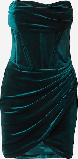 Rochie de cocktail 'CLAUDETTE' Bardot pe verde smarald, Vizualizare produs