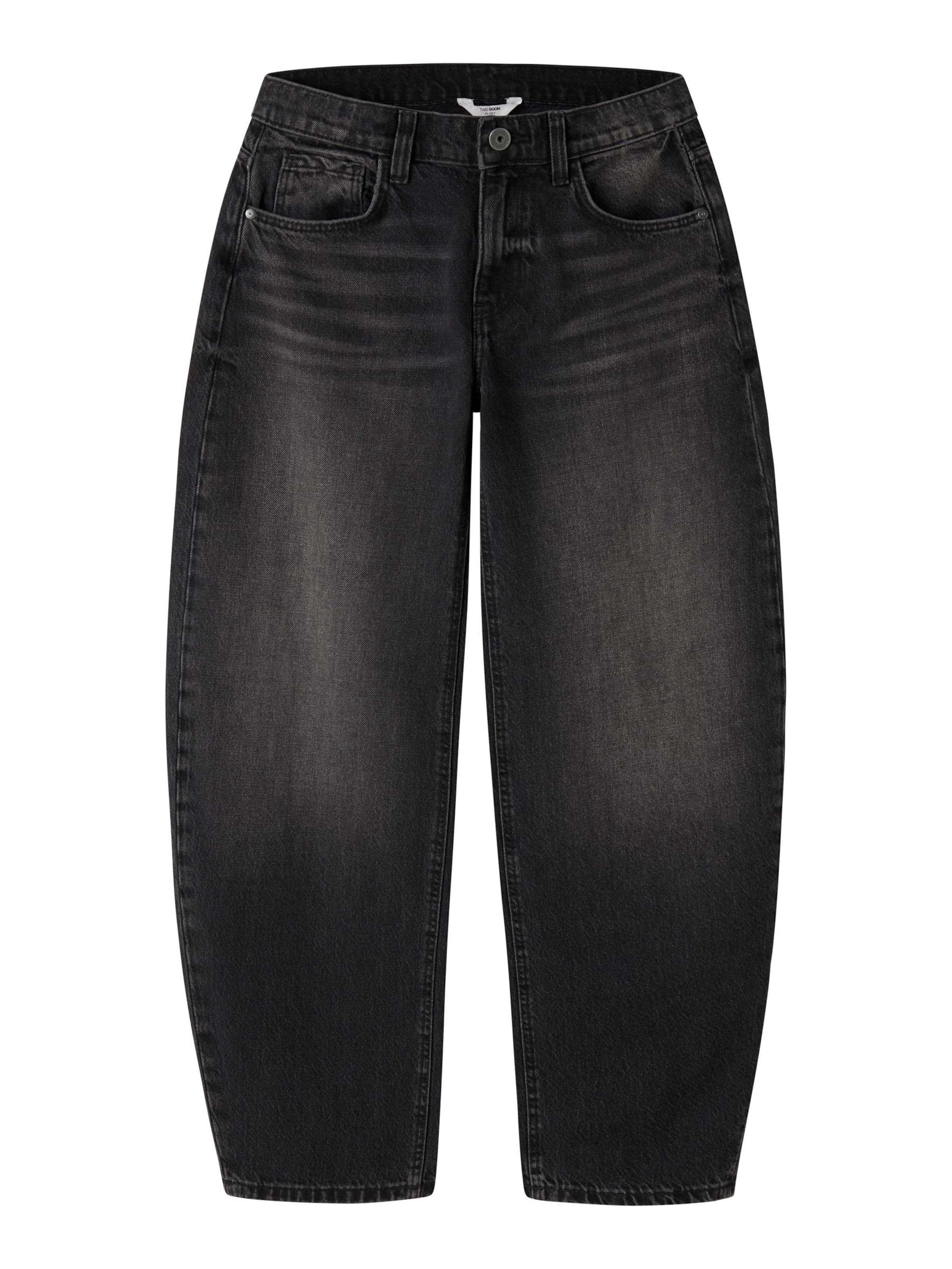 TWO SOON Wide leg Jeans in Grijs: voorkant