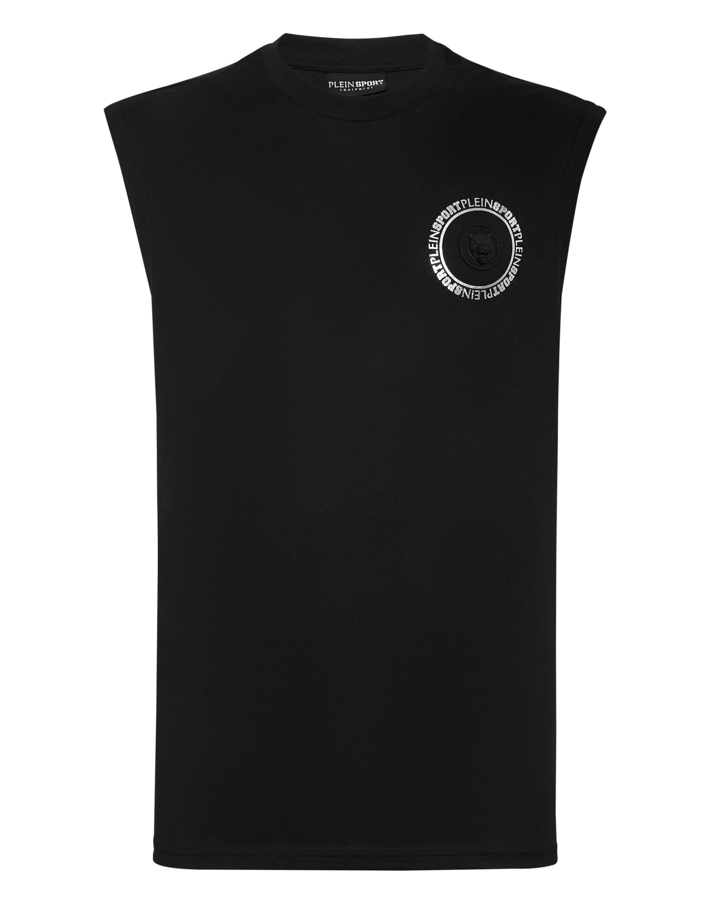 Plein Sport - Camiseta en negro: frente