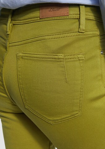 Coupe slim Jean 'Betsy' s.Oliver en vert