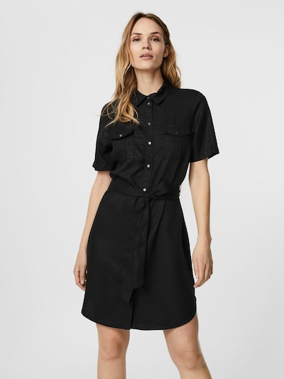 VERO MODA Košilové šaty 'VMSILJA' - černá, Model/ka