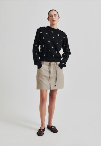 SECOND FEMALE Rayures Mini Skirt ' ' in Braun