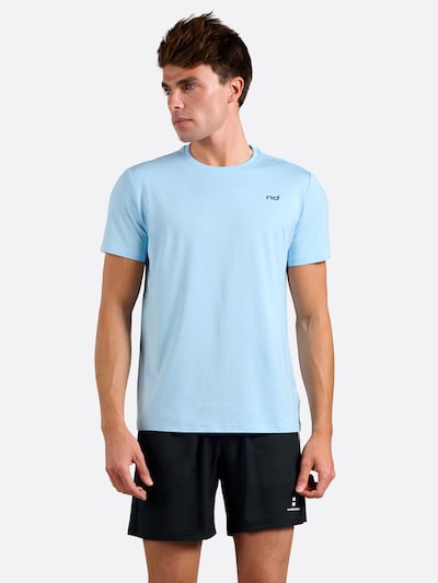 nordicdots T-Shirt fonctionnel 'Bamboo Tee - Light Blue' en S en bleu clair, Vue avec produit