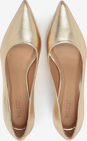 Kazar Pumps in Gold