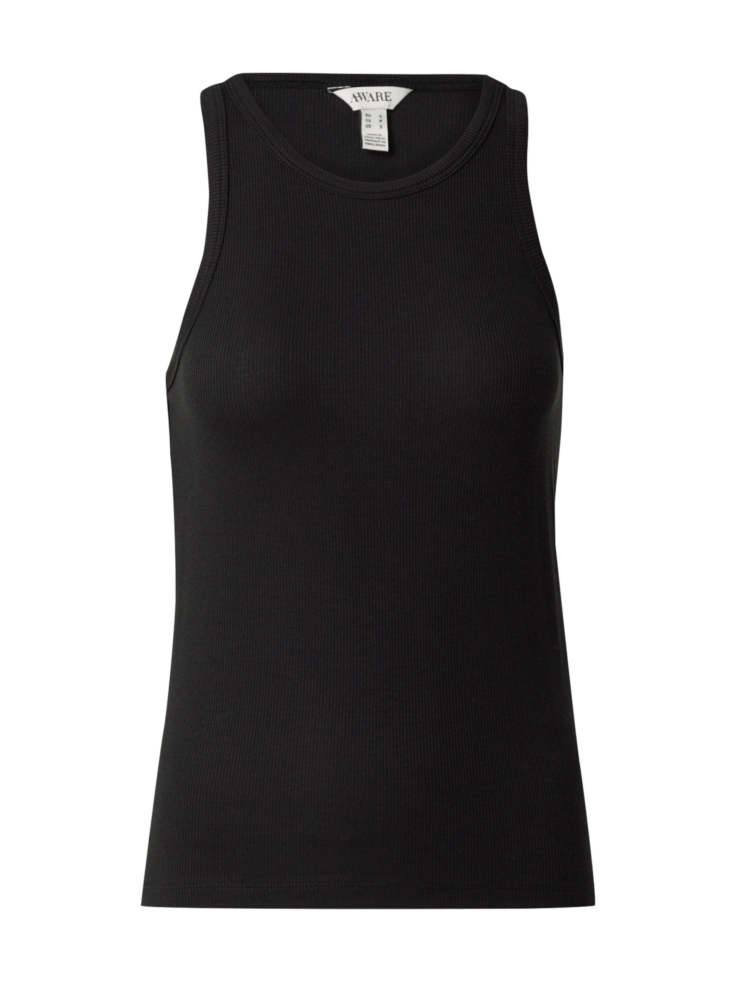 Aware Top 'IRWINA' in Black: front