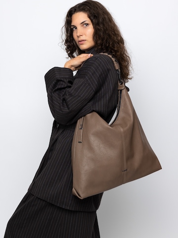 Sac bandoulière 'Grace' Picard en marron : devant
