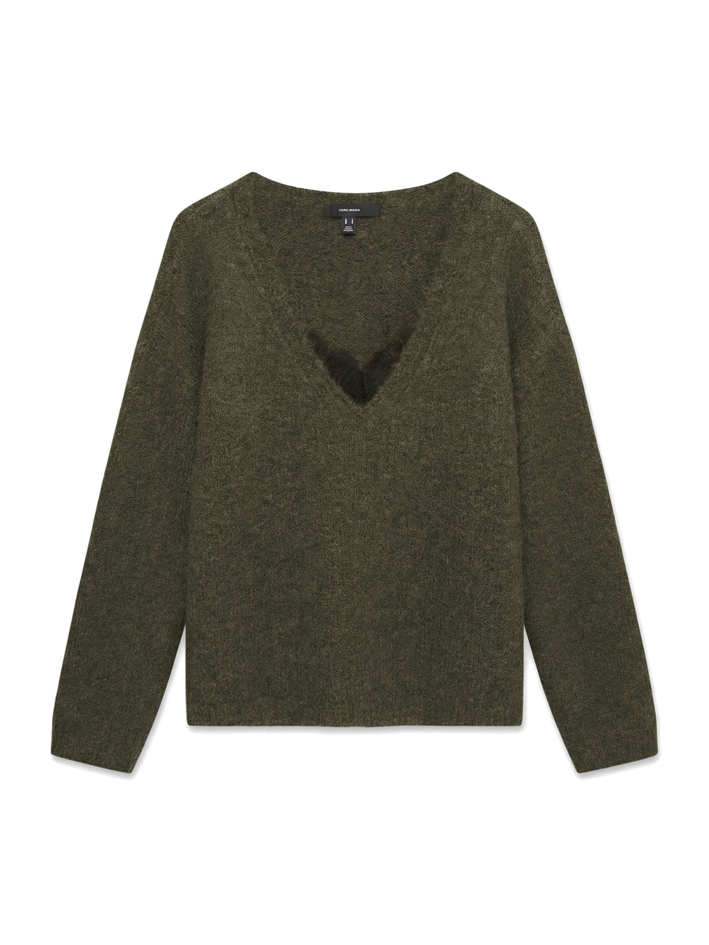 VERO MODA - Jersey 'VMBerry' en verde: frente