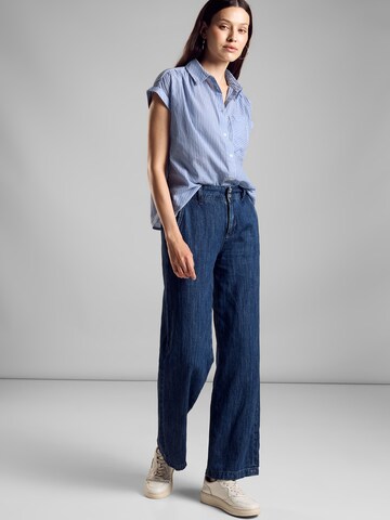 STREET ONE Bluse in Blau