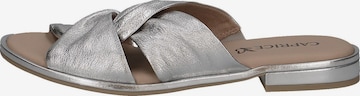 CAPRICE Pantolette in Silber